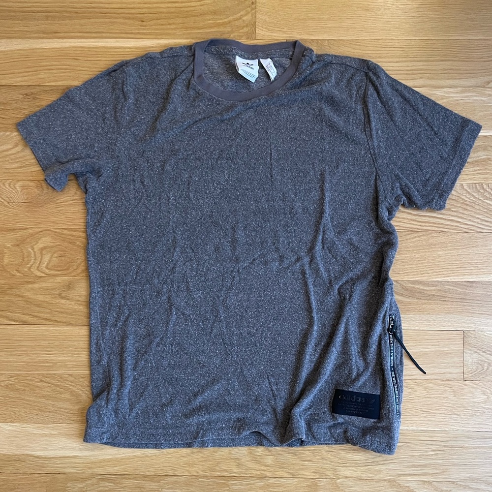 Adidas Tee with Unique Pocket - Grey Terry L
